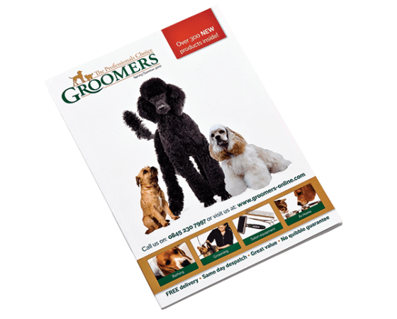 Groomers catalogue design